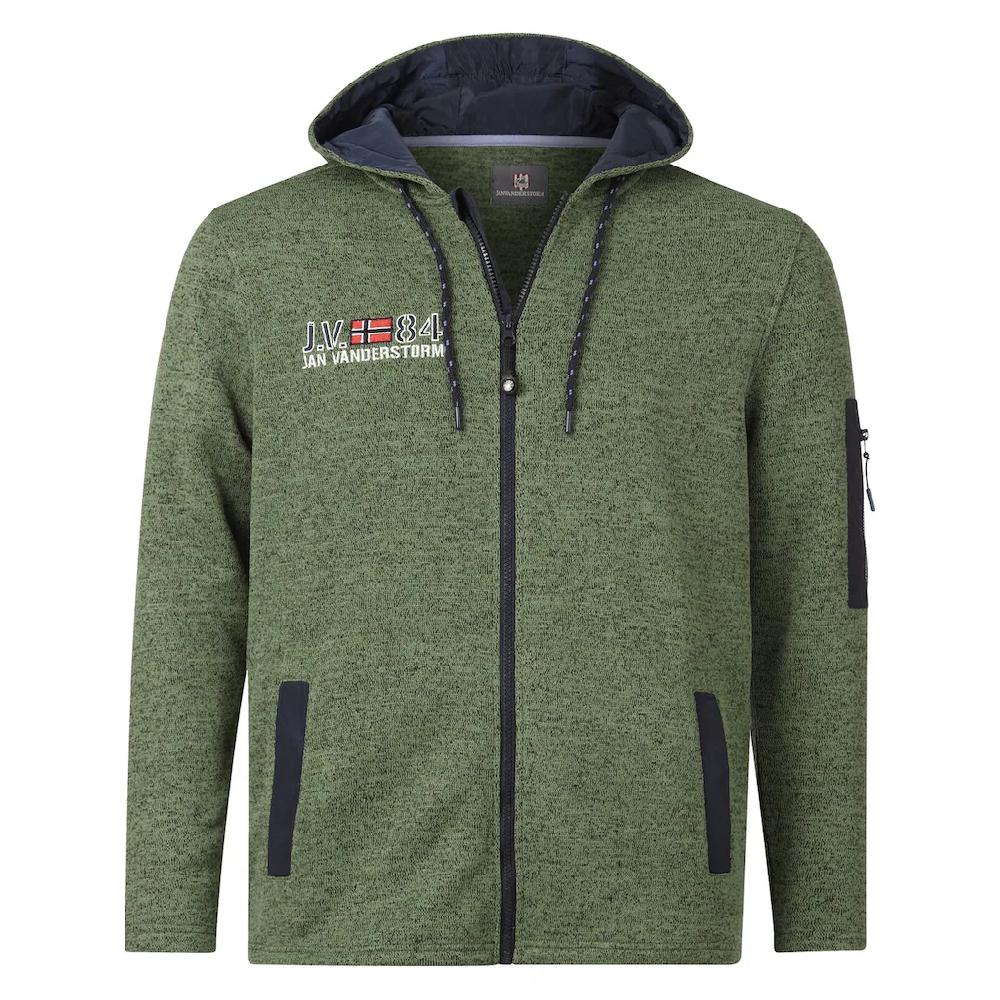 Jan Vanderstorm Kapuzensweatjacke »Fleecejacke ASVA« ▷ Für