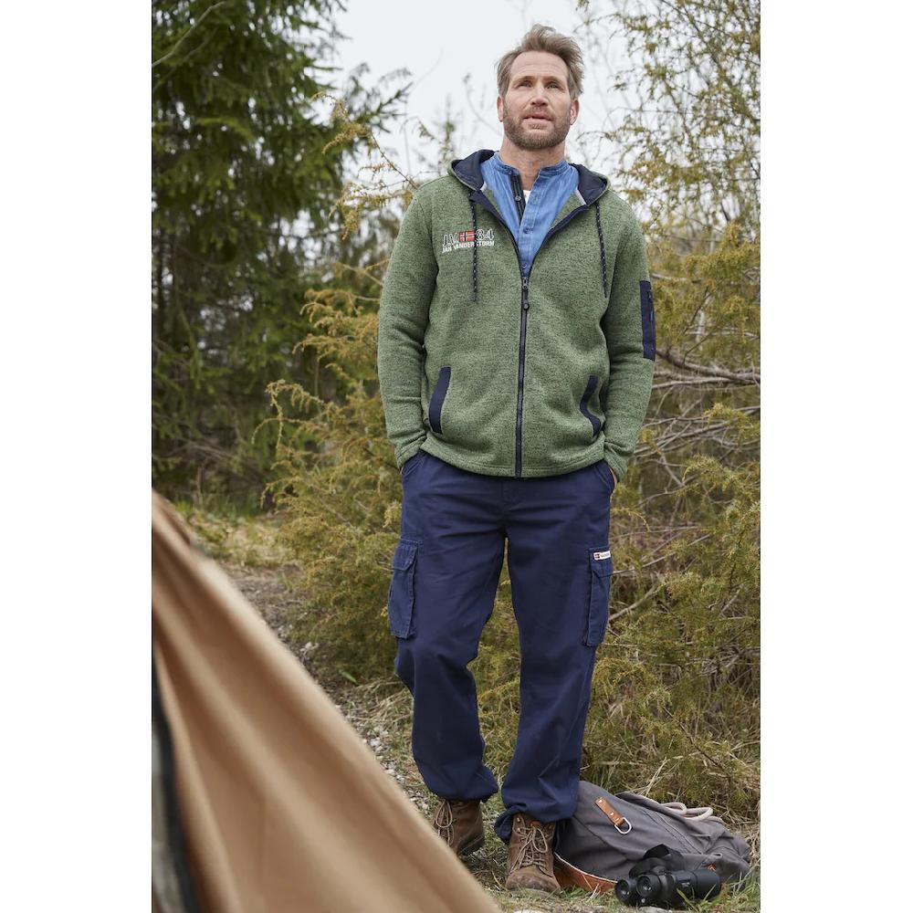 Jan Vanderstorm Kapuzensweatjacke »Fleecejacke ASVA« ▷ Für