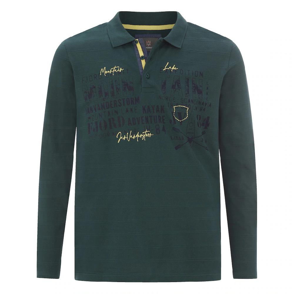 Jan Vanderstorm Langarm-Poloshirt »Langarm-Poloshirt MAKSE« (1 Tlg.)