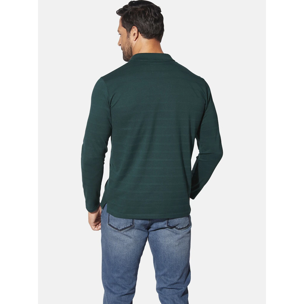 Jan Vanderstorm Langarm-Poloshirt »Langarm-Poloshirt MAKSE« (1 Tlg.)