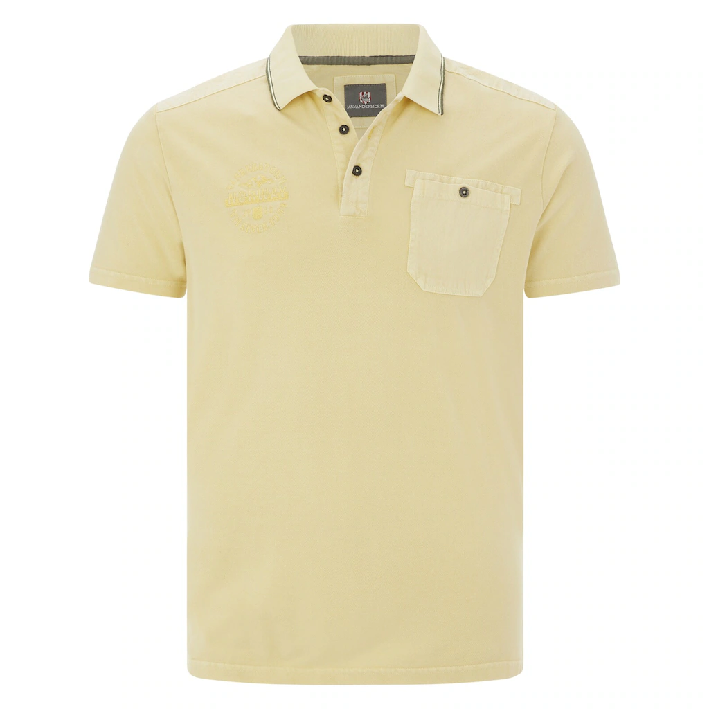 Jan Vanderstorm Poloshirt »Poloshirt GUNHELM« (1 Tlg.) Mit Brusttasche