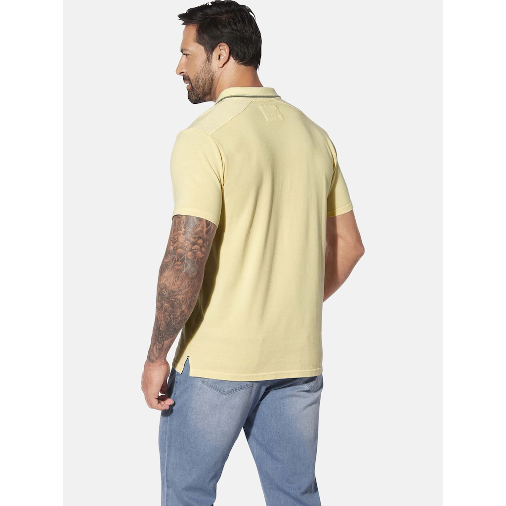 Jan Vanderstorm Poloshirt »Poloshirt GUNHELM« (1 Tlg.) Mit Brusttasche