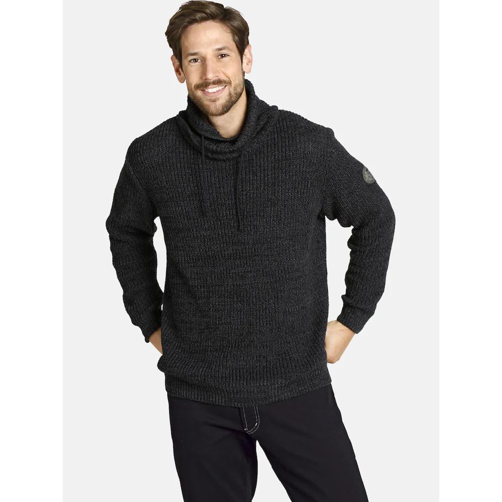 Jan Vanderstorm Strickpullover »Pullover DUMENI« (1 tlg.) mit asymmetrischem Kragen