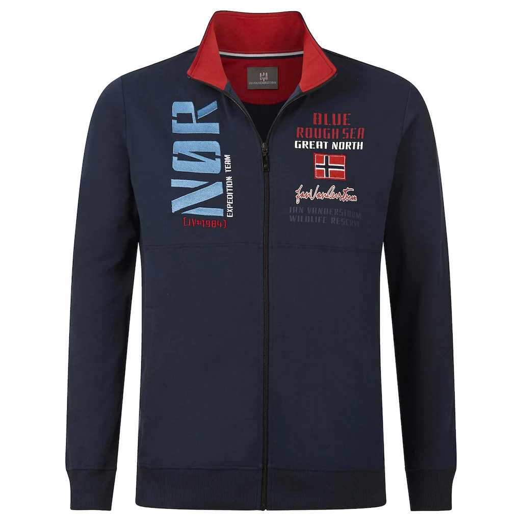 Jan Vanderstorm Sweatjacke »Sweatjacke TJARKE« ▷ Bestellen