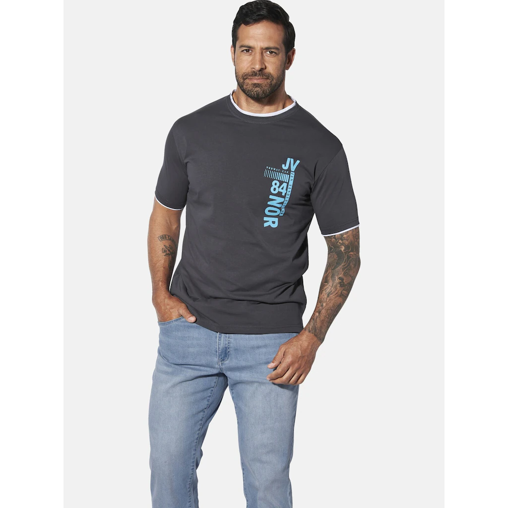 Jan Vanderstorm T-Shirt »T-Shirt FLEMMING« (1 tlg.)