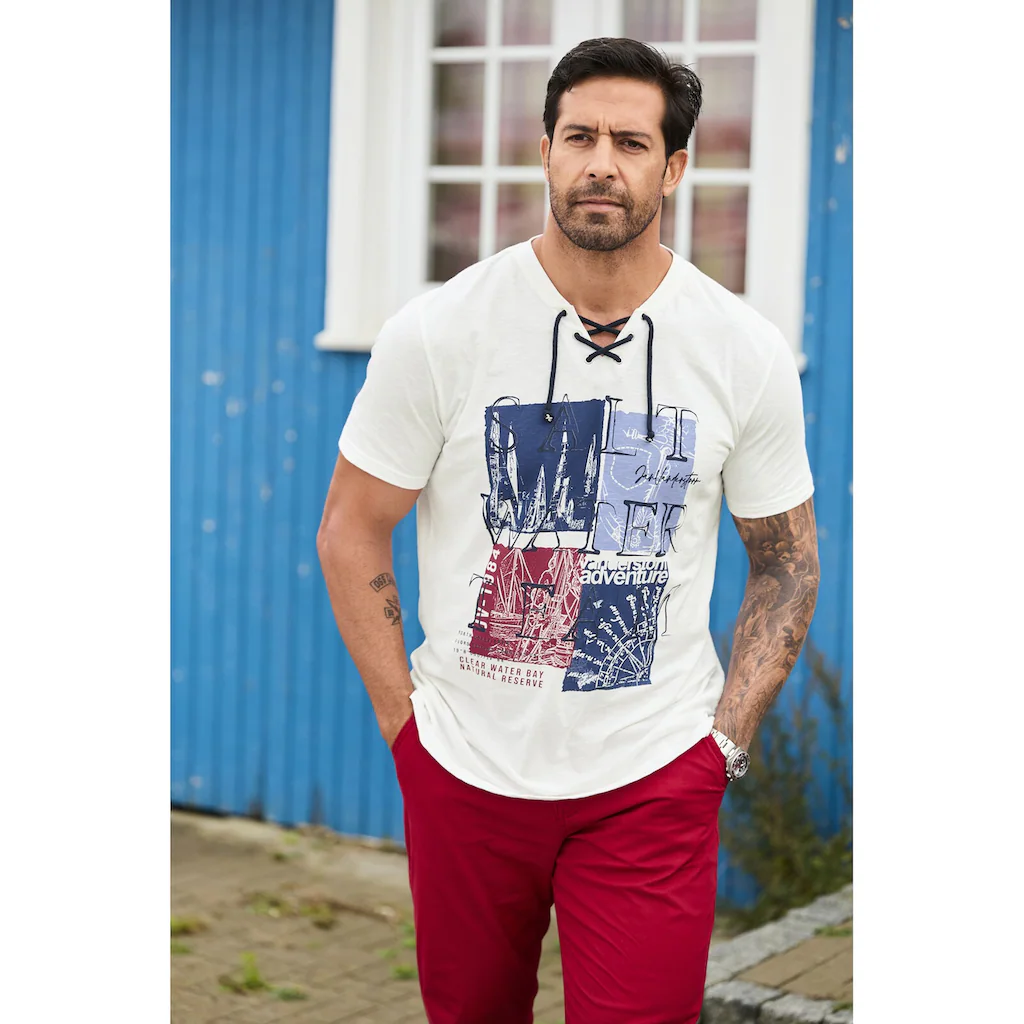 Jan Vanderstorm T-Shirt »T-Shirt KARLFRIED« (1 Tlg.)