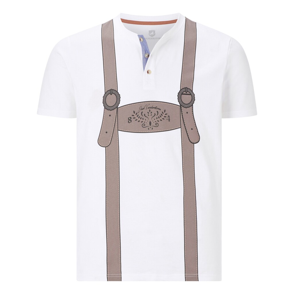 Jan Vanderstorm T-Shirt »T-Shirt KELBY« (1 Tlg.) Im Oktoberfest-Stil