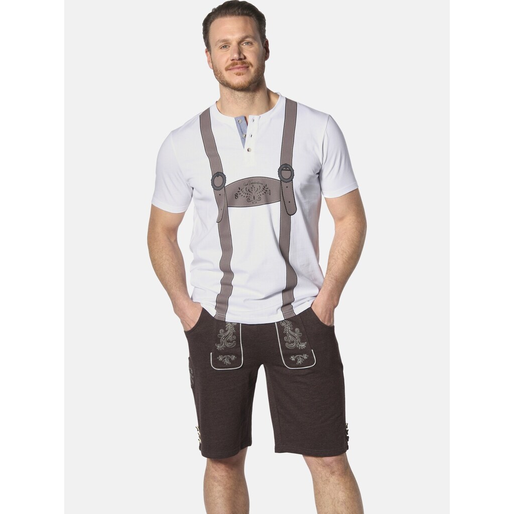 Jan Vanderstorm T-Shirt »T-Shirt KELBY« (1 tlg.) im Oktoberfest-Stil