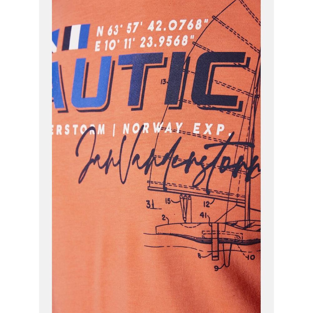 Jan Vanderstorm T-Shirt »T-Shirt SVENHELM« (1 Tlg.) Mit Nordischem Aufdruck