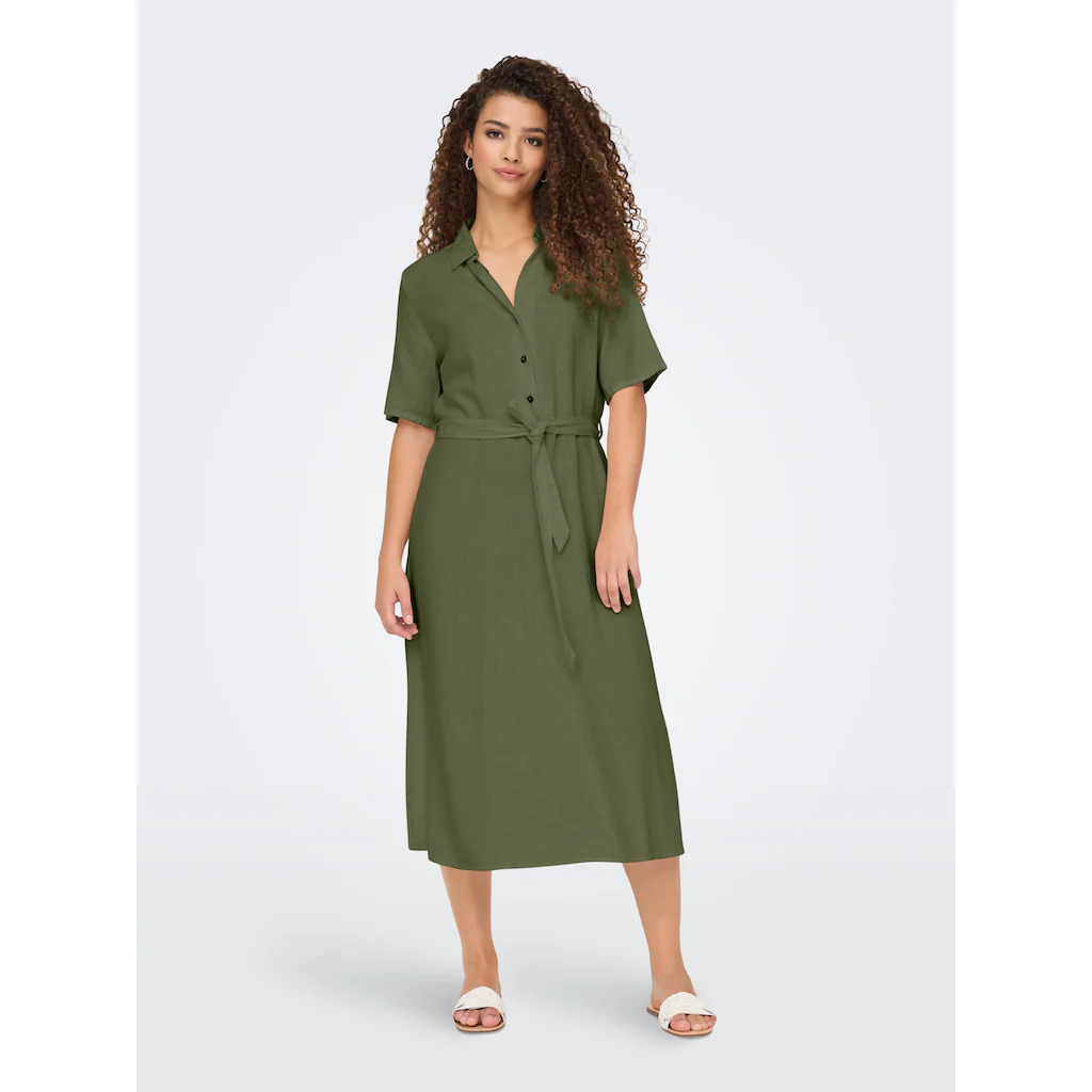 JDY Blusenkleid »JDYSAY 2/4 MIDI SHIRT DRESS WVN NOOS«