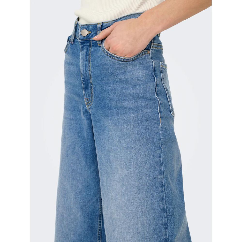 JDY High-waist-Jeans »JDYFELINA-FINA HW WIDE MED BLUE DNM NOOS«