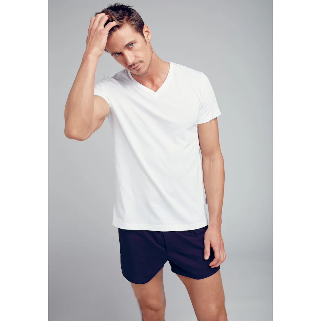 Jockey V-Shirt »American T-Shirt« (2er Pack) Lockere Passform