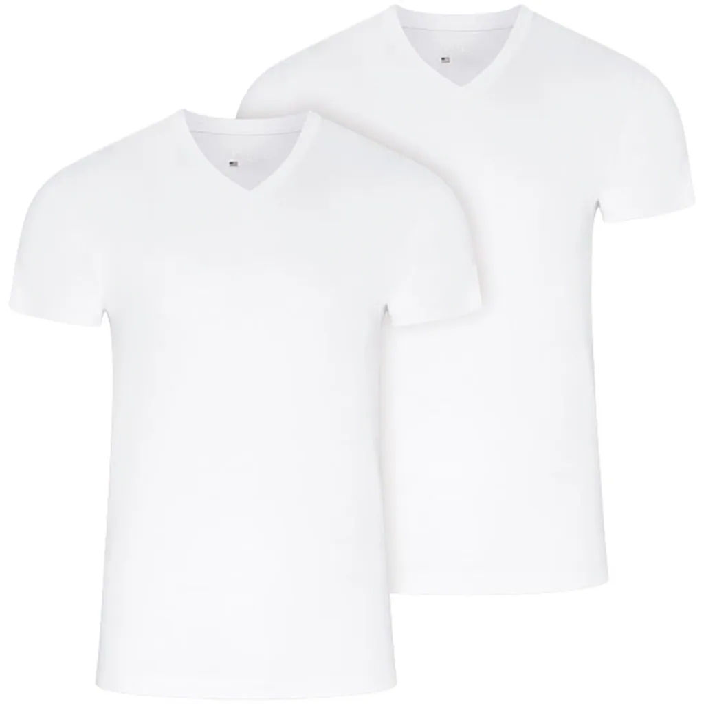 Jockey V-Shirt »American T-Shirt« (2er Pack) lockere Passform