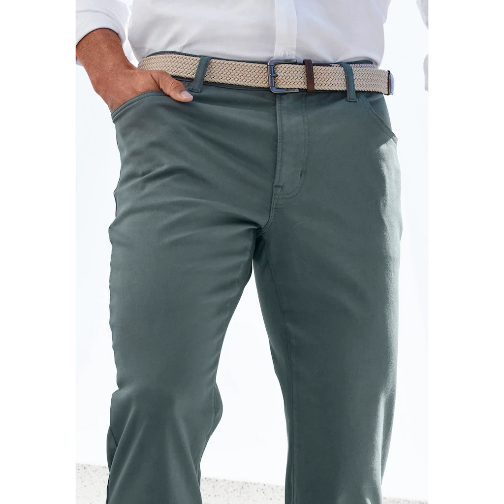 John Devin Chinohose »regular-fit 5-Pocket-Hose« Aus Elastischer Baumwoll-Qualität ▷ Kaufen