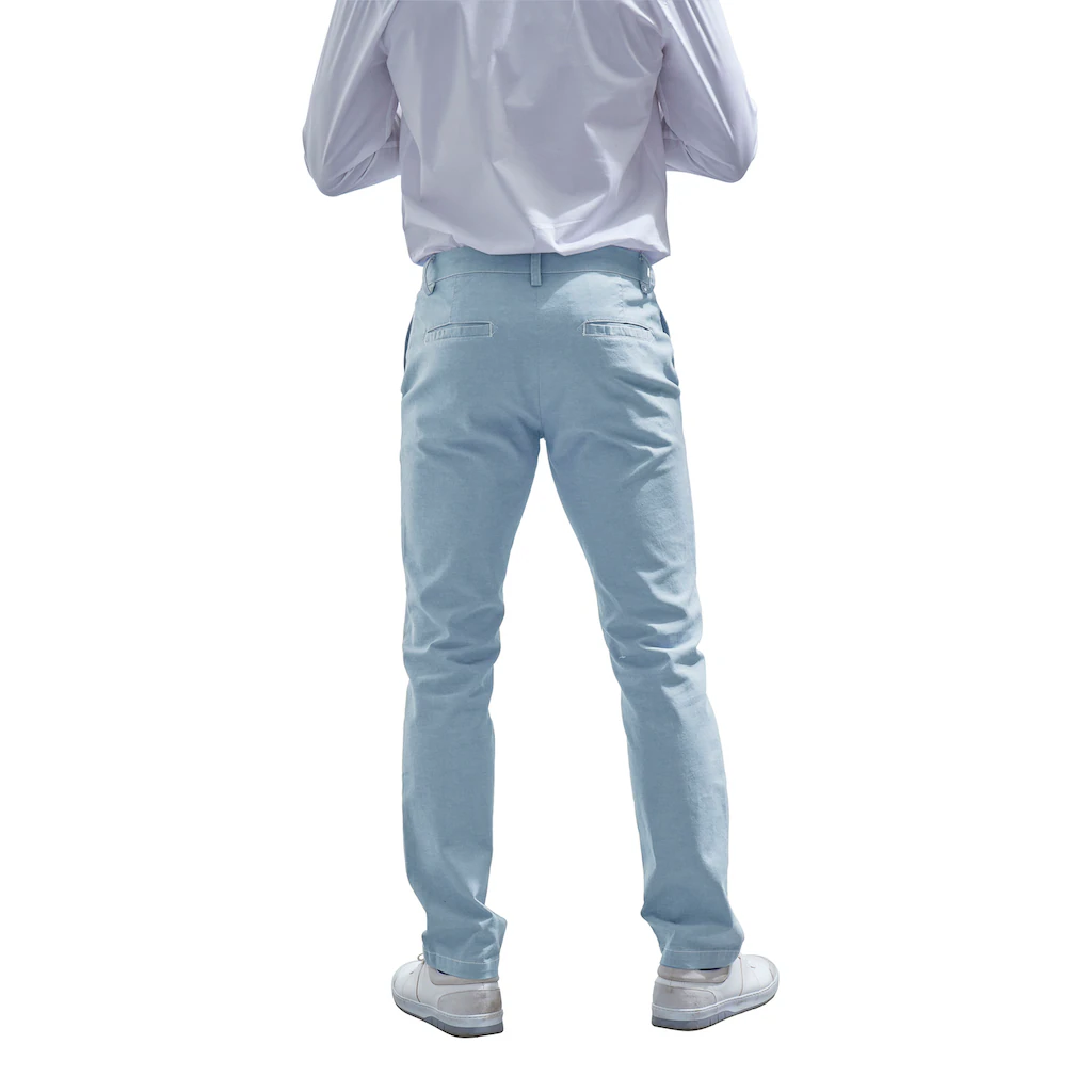 John Devin Chinohose »regular-fit Lange Oxford Hose« Aus Elastischer Baumwoll-Qualität ▷ Bestellen