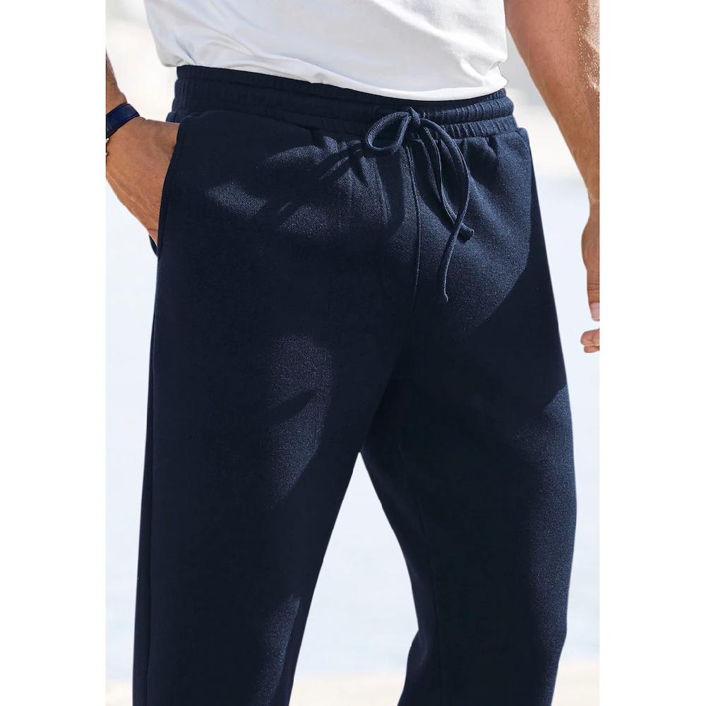 John Devin Jogger Pants »Jogg Pants« Umschlag Am Beinabschluss Aus Elastischer Piqué-Qualität ▷ Bestellen
