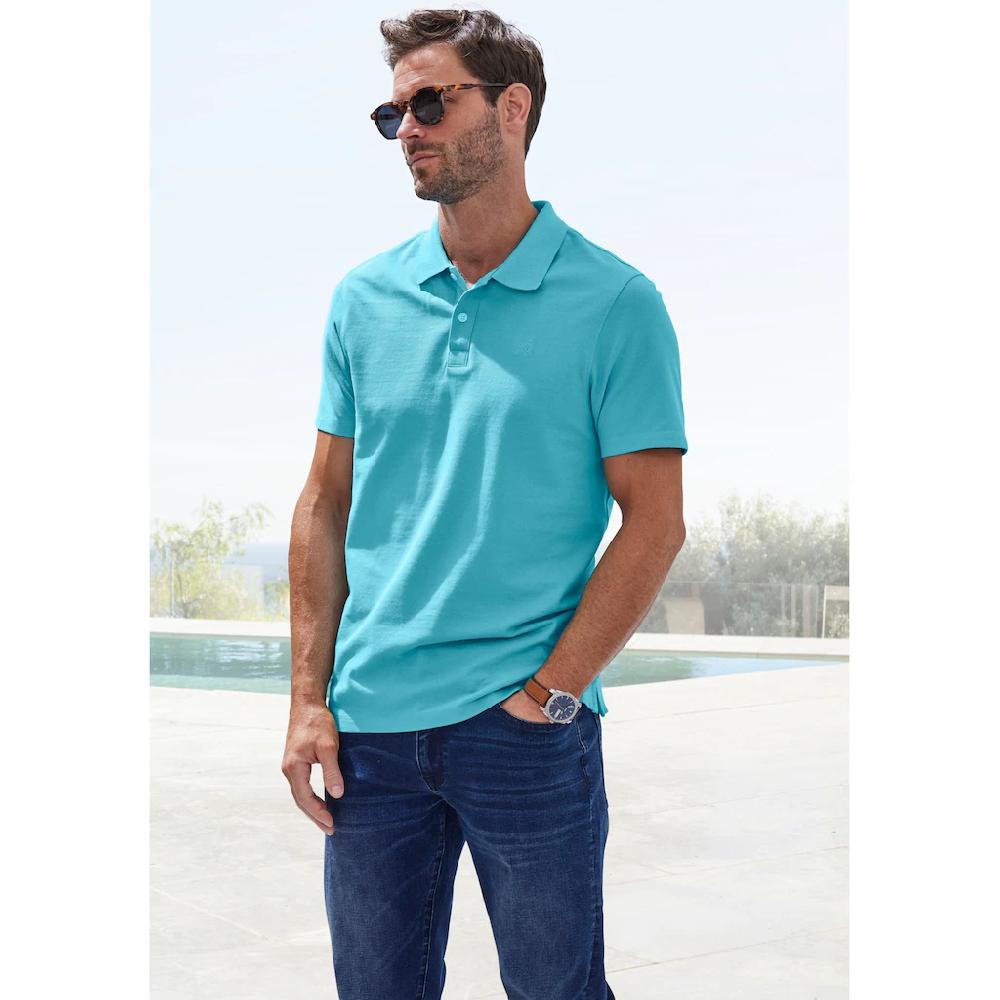 John Devin Poloshirt (2 Tlg. Im-2er-Pack) Mit Dezenter- Hochwertiger Logostickerei - 2er-Sparpack