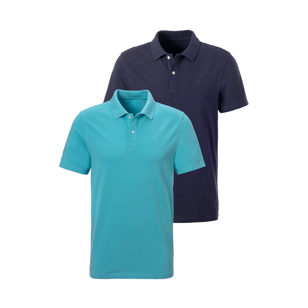 John Devin Poloshirt (2 tlg. im-2er-Pack) mit dezenter- hochwertiger Logostickerei - 2er-Sparpack