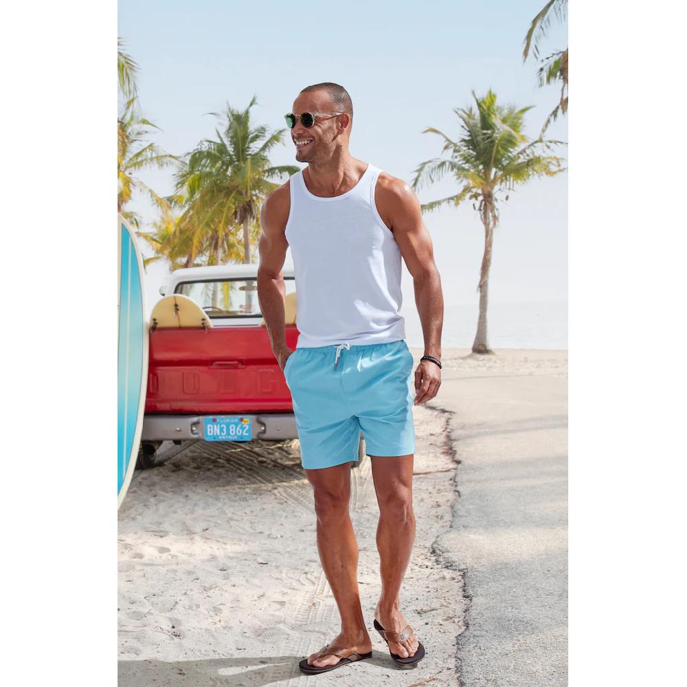 John Devin Shorts »Bermuda« Kurze Hose Aus Elastischer Gewebter Baumwollqualität