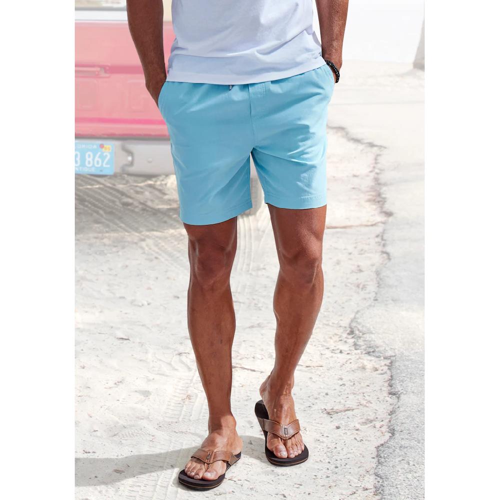 John Devin Shorts »Bermuda« kurze Hose aus elastischer gewebter Baumwollqualität