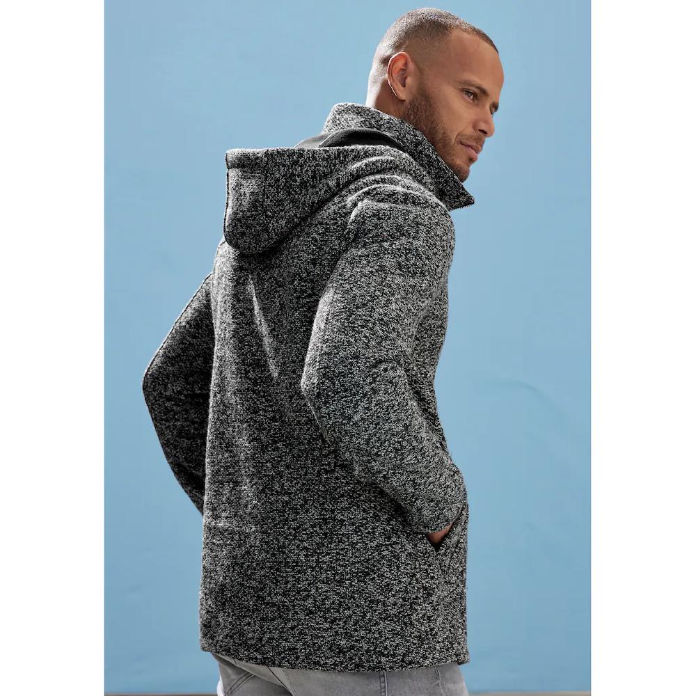 John Devin Strickmantel Im Tweed-Look ▷ Kaufen