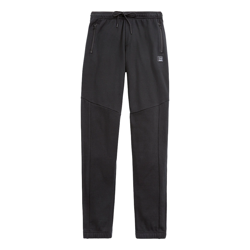John Devin Sweathose Jogginghose Mit Seitlichen Taschen Und Bindeband Aus Baumwoll-Mix