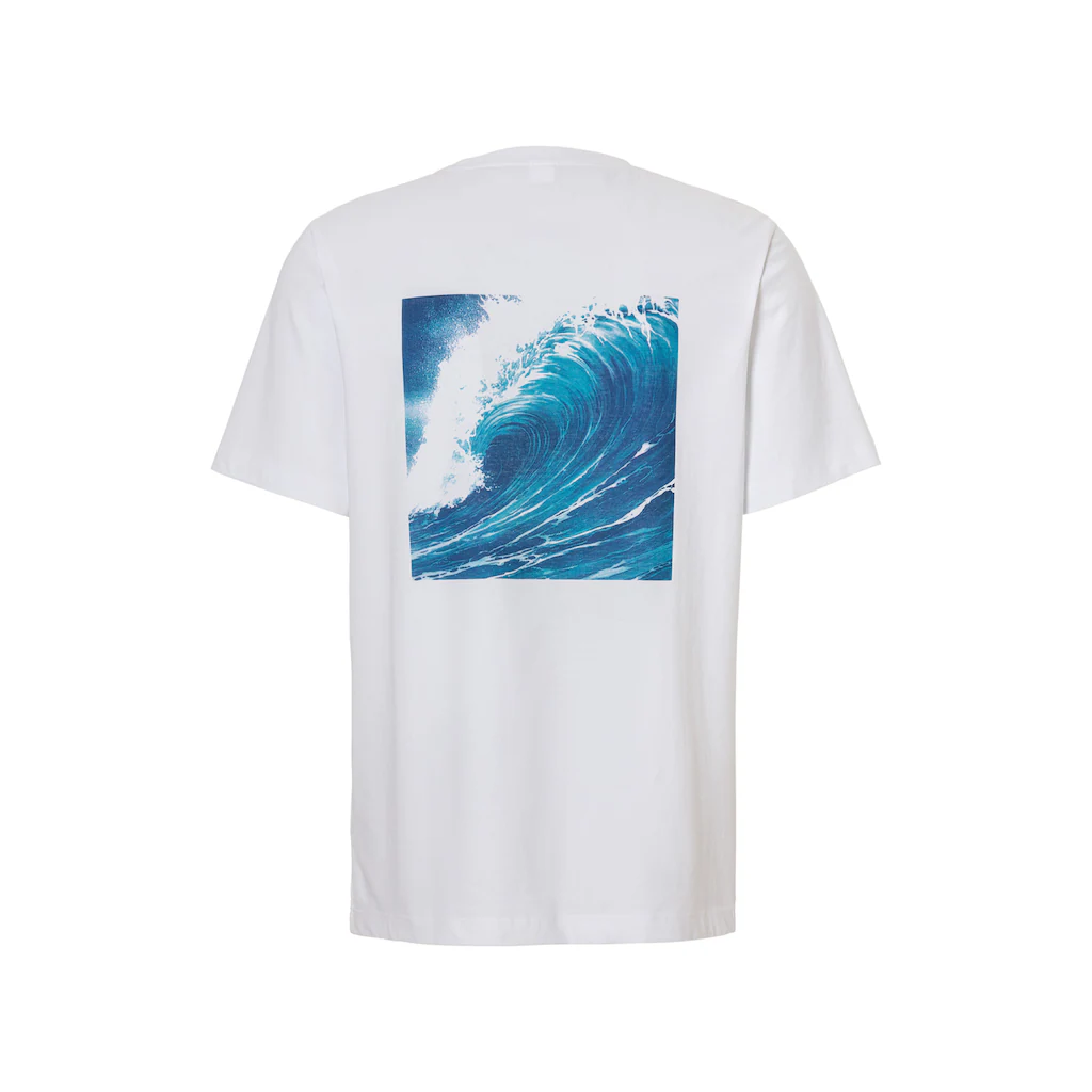 John Devin T-Shirt Kurzarmshirt Mit Modernem Rückprint Aus Reiner Baumwolle ▷ Für