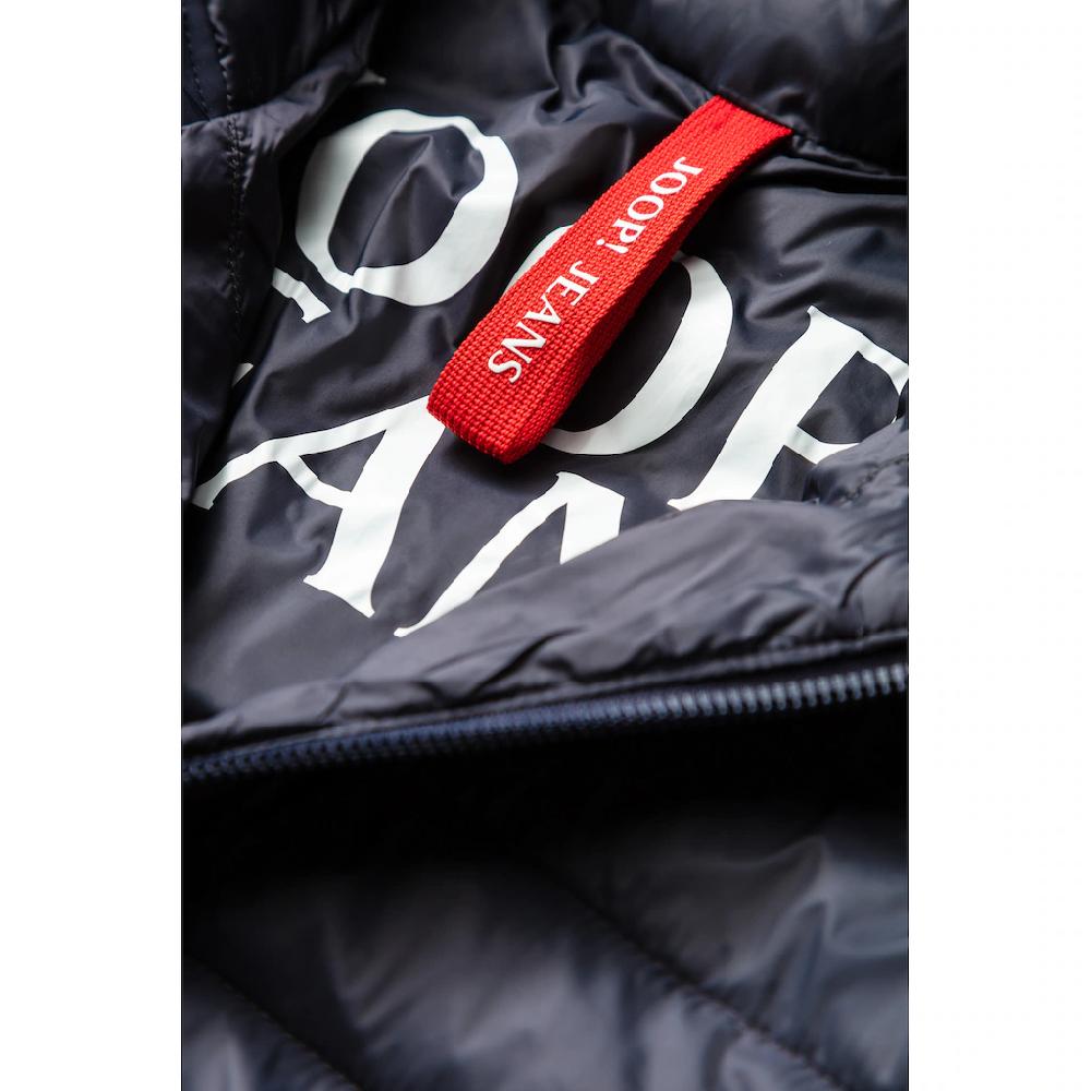Joop Jeans Kapuzenfleecejacke »Joel« Mit Kapuze Steppoptik Auf Der Vorderseite Logopatch Am Ärmel ▷ Kaufen