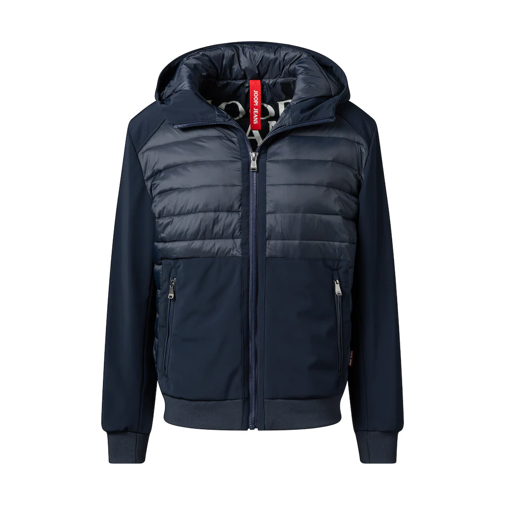 Joop Jeans Kapuzenfleecejacke »Joel« mit Kapuze Steppoptik auf der Vorderseite Logopatch am Ärmel ▷ kaufen
