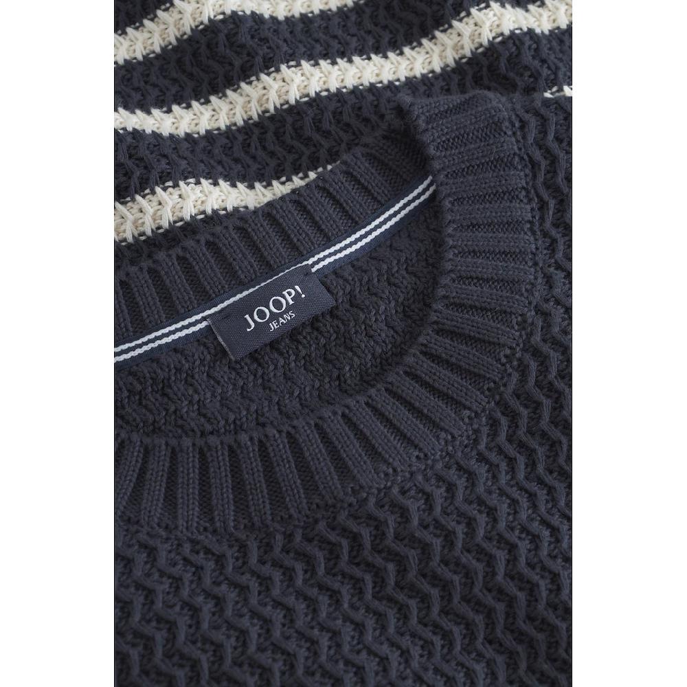 Joop Jeans Rundhalspullover »Gerono« Strickmuster Patch Seitlich Am Rumpf ▷ Kaufen
