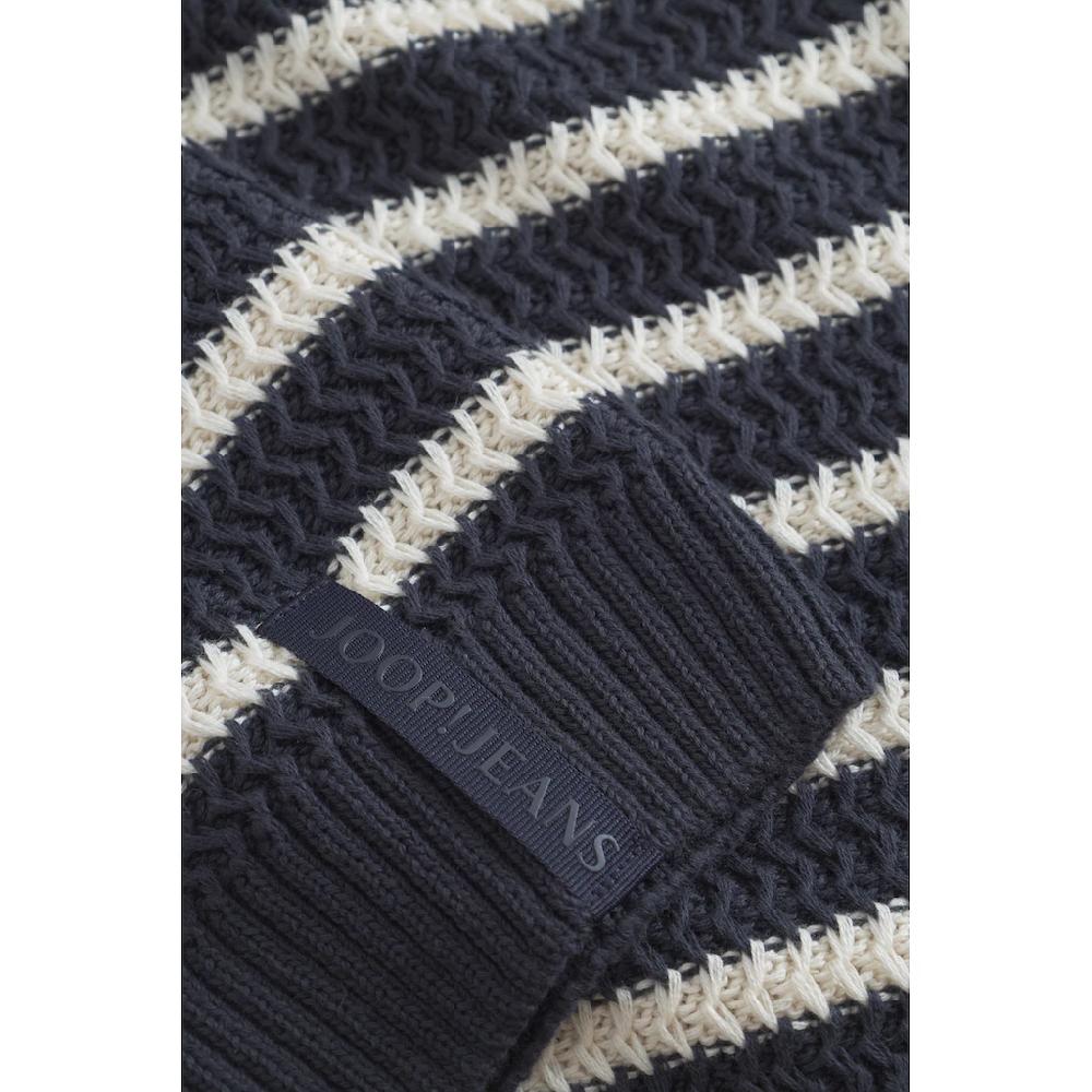 Joop Jeans Rundhalspullover »Gerono« Strickmuster Patch Seitlich Am Rumpf ▷ Kaufen