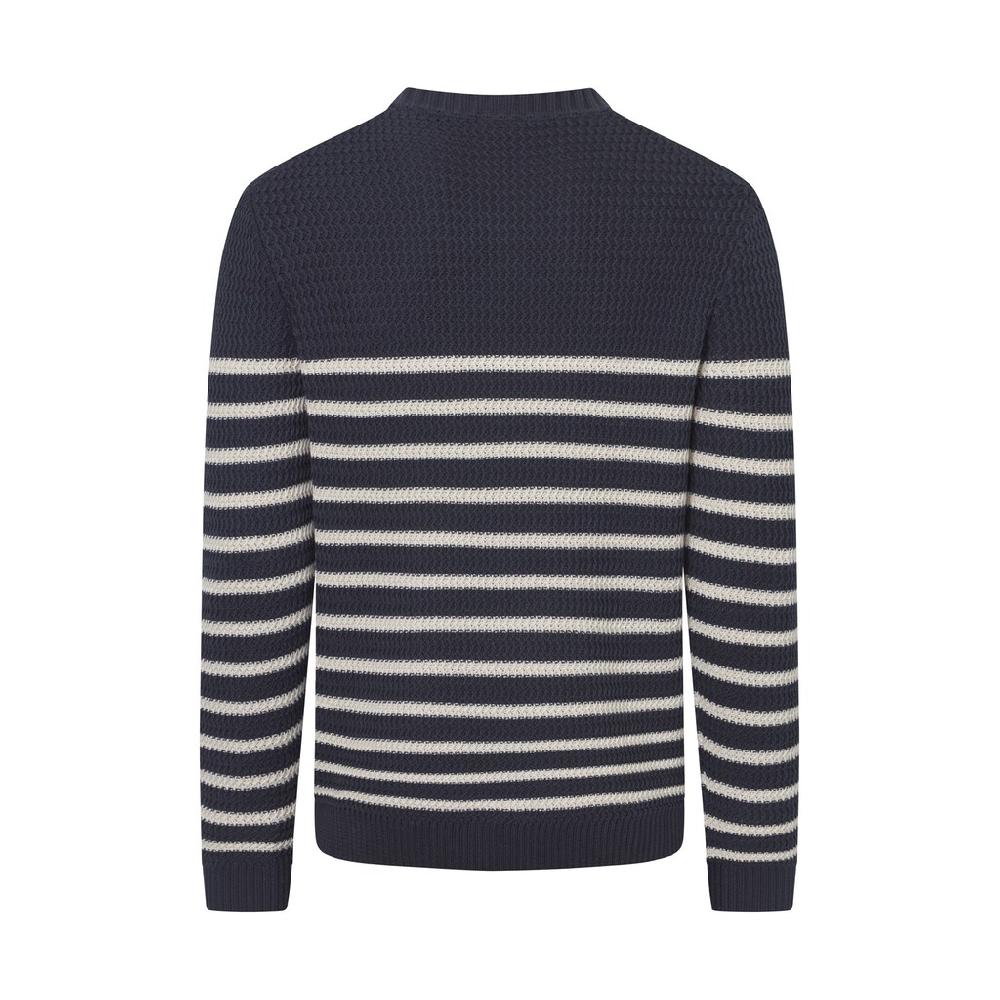 Joop Jeans Rundhalspullover »Gerono« Strickmuster Patch seitlich am Rumpf ▷ kaufen