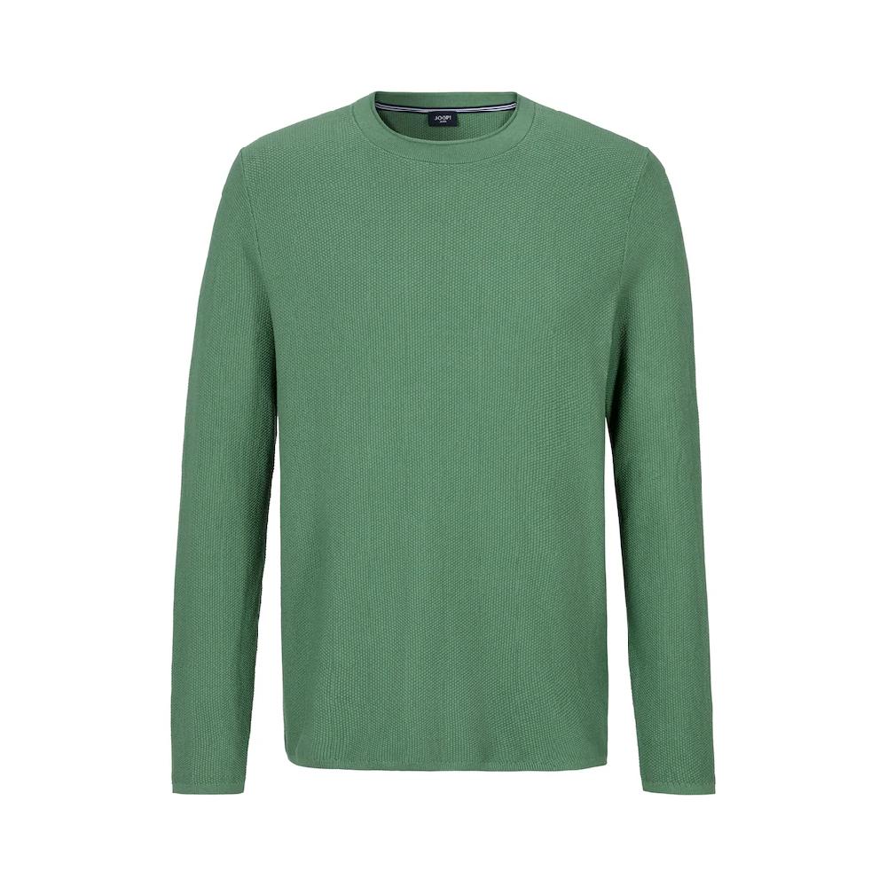 Joop Jeans Rundhalspullover »Hajon« elastischem Bund Rundhalsausschnitt ▷ kaufen