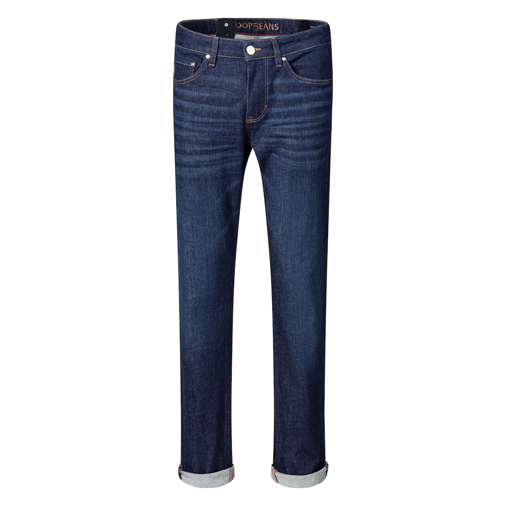 Joop Jeans Slim-fit-Jeans »Mitch« Logopatch Coinpocket stoned wash Optik Länge 32