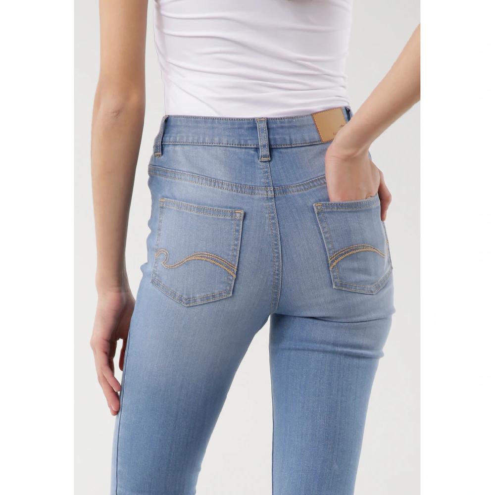 KangaROOS 5-Pocket-Jeans »SUPER SKINNY HIGH RISE« Knöchellang Mit Used-Optik Hohe Leibhöhe