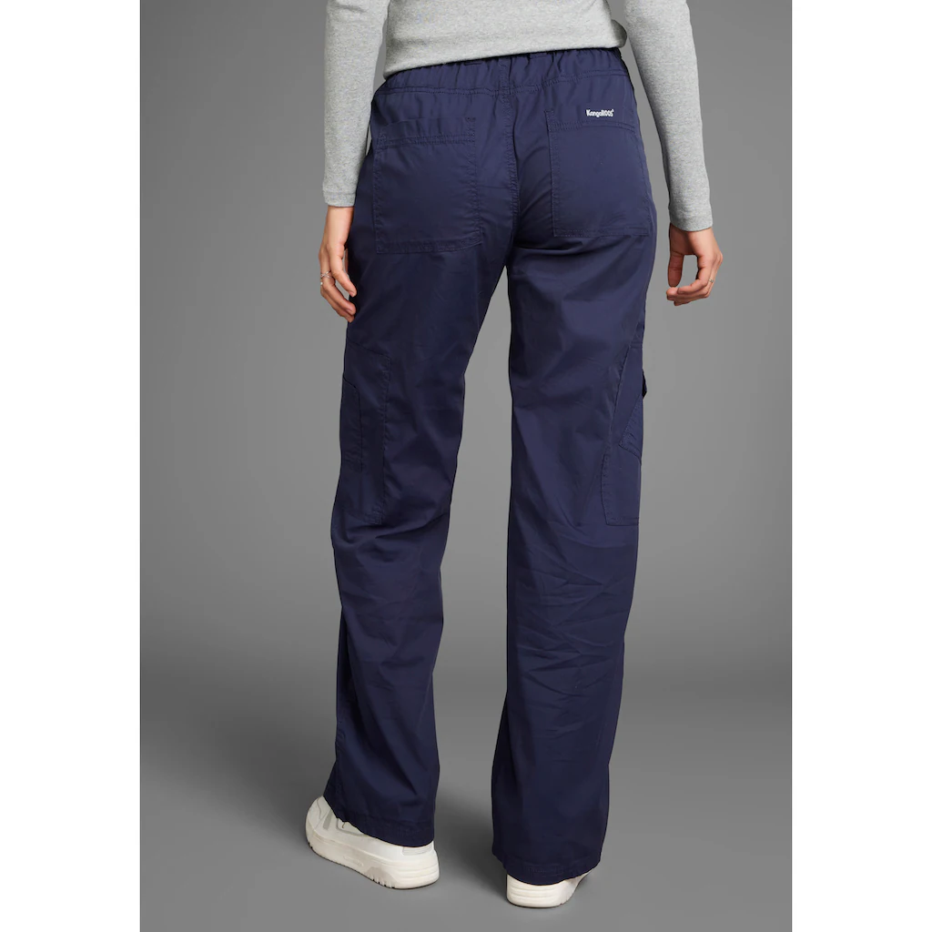 KangaROOS Cargohose (2 Tlg. Mit Abnehmbarem Gürtel) Mit Besonderem Taschen-Design