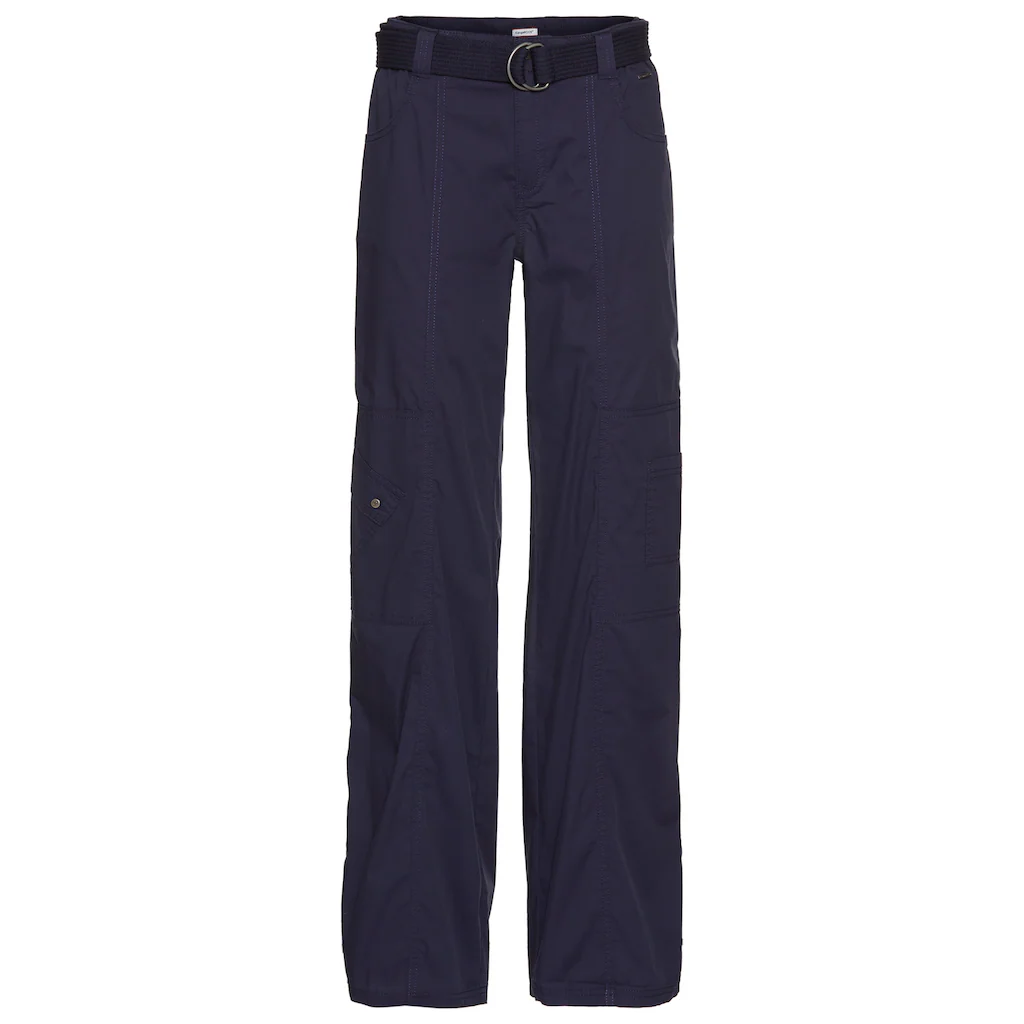 KangaROOS Cargohose (2 Tlg. Mit Abnehmbarem Gürtel) Mit Besonderem Taschen-Design