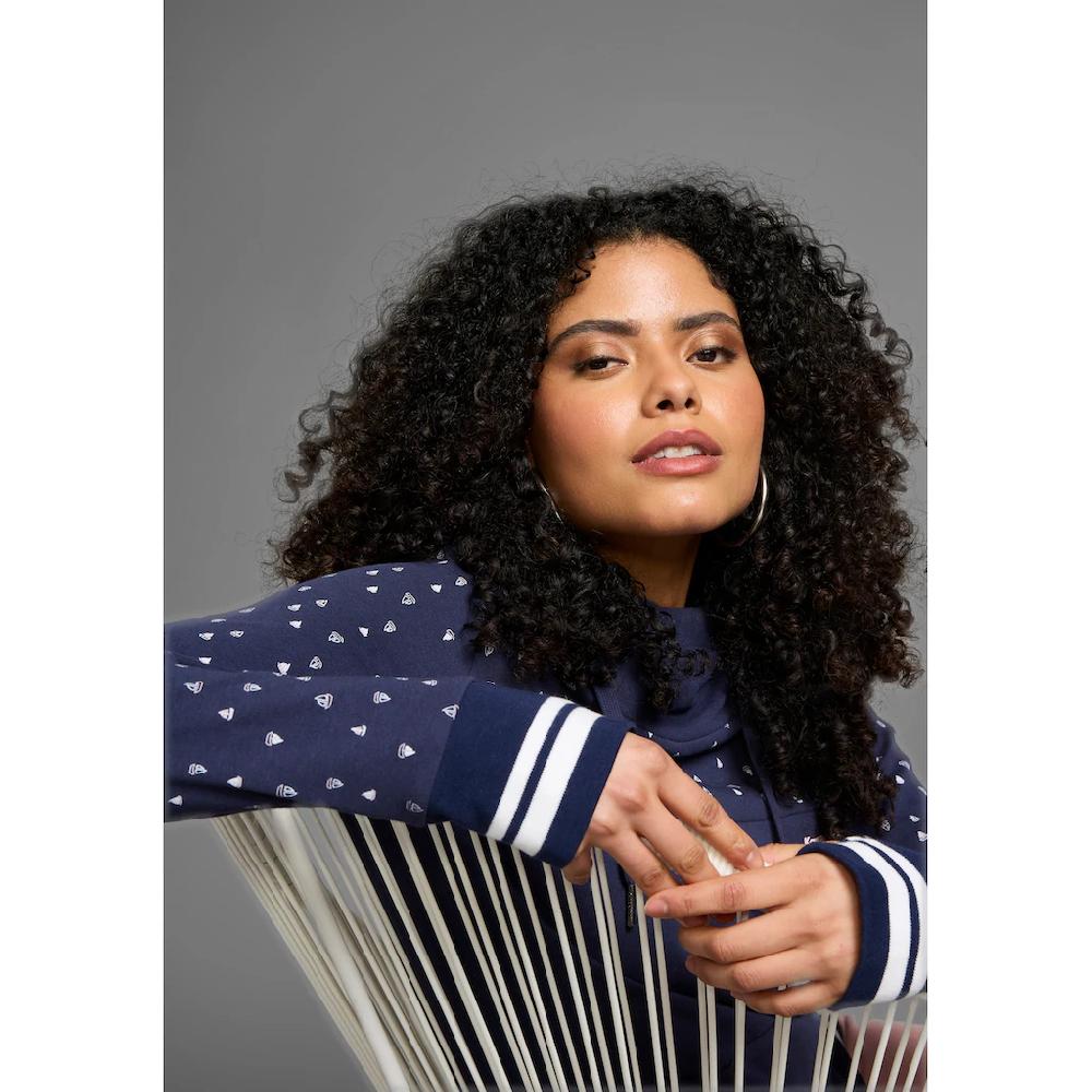 KangaROOS Hoodie Langarm Figurbetonter Schnitt Aus Baumwolle Mit Kapuze