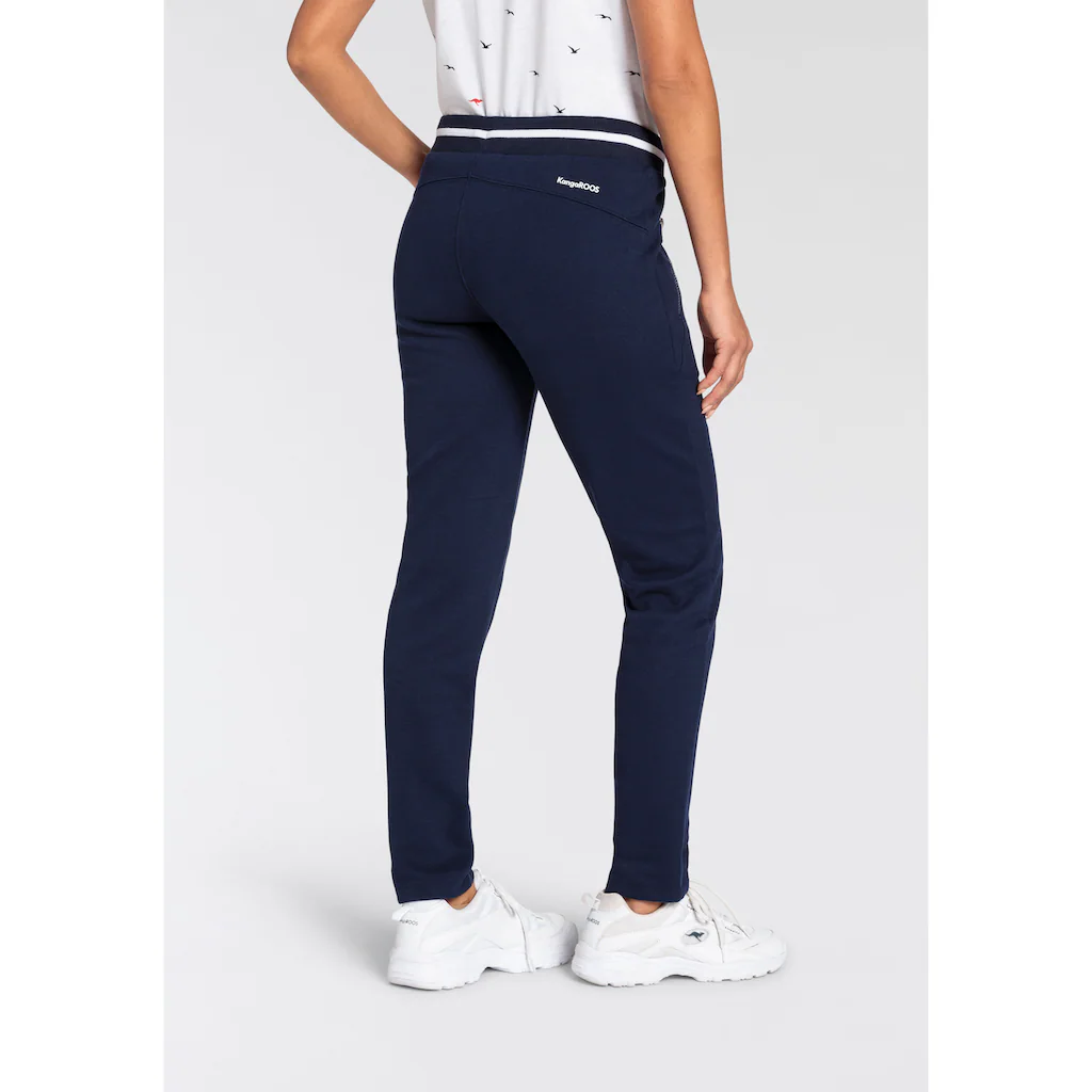 KangaROOS Jerseyhose Mit Piqué-Struktur Und Streifen-Detail