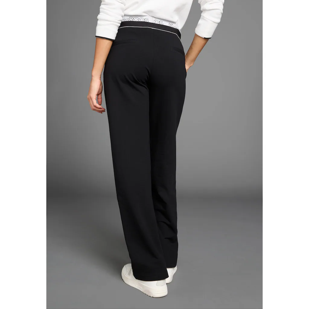 KangaROOS Jerseyhose Wide-Leg Mit Logobund