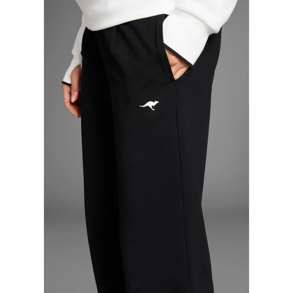KangaROOS Jerseyhose Wide-Leg Mit Logobund