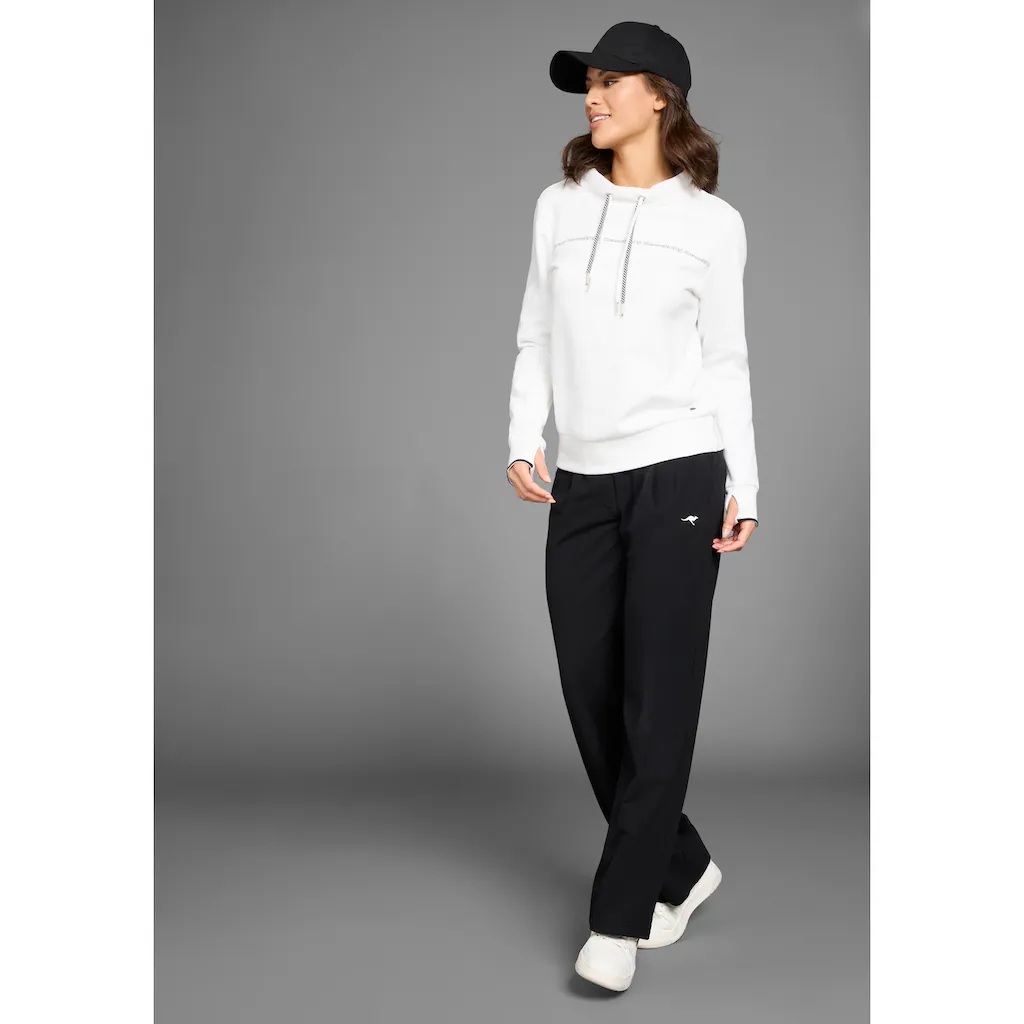 KangaROOS Jerseyhose Wide-Leg Mit Logobund
