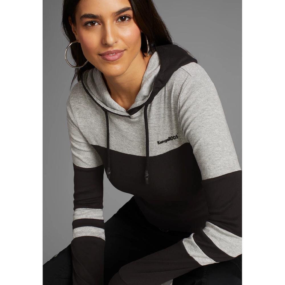 KangaROOS Kapuzenshirt Mit Colorblock
