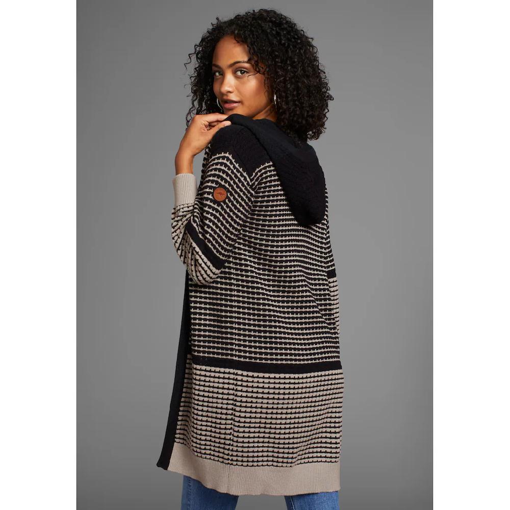 KangaROOS Kapuzenstrickjacke Mit Angesagtem Strickmuster
