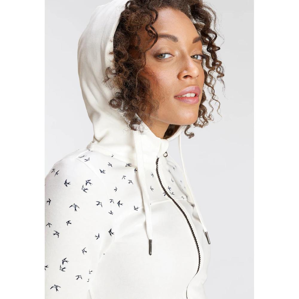 KangaROOS Kapuzensweatjacke Mit Filigranem Print