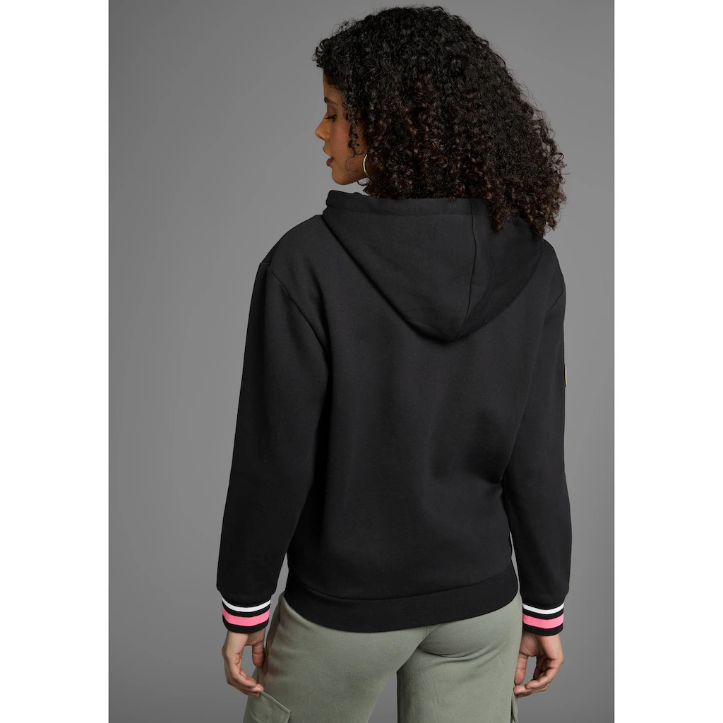 KangaROOS Kapuzensweatjacke Mit Neon-Details