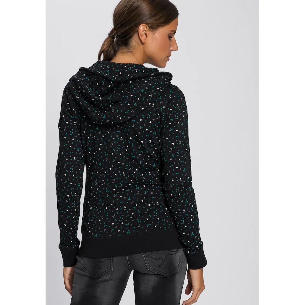 KangaROOS Kapuzensweatjacke Mit Sportlichem Minimal-Print