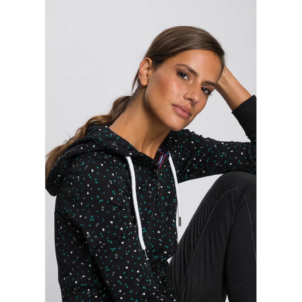 KangaROOS Kapuzensweatjacke Mit Sportlichem Minimal-Print