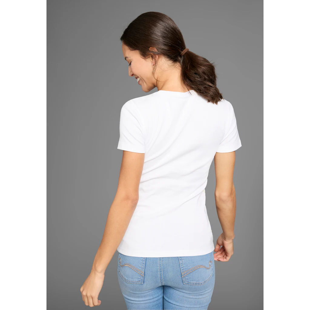 KangaROOS Kurzarmshirt Mit Zitronen-Print