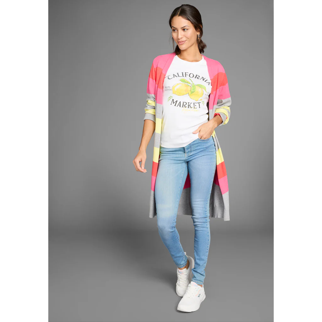 KangaROOS Kurzarmshirt Mit Zitronen-Print
